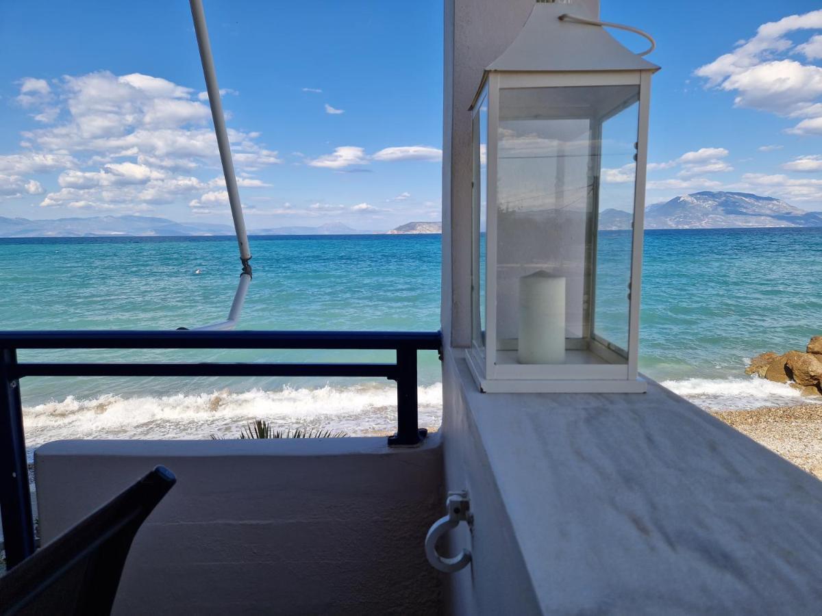 Korinthian Sea View Lägenhet Nerántza Exteriör bild