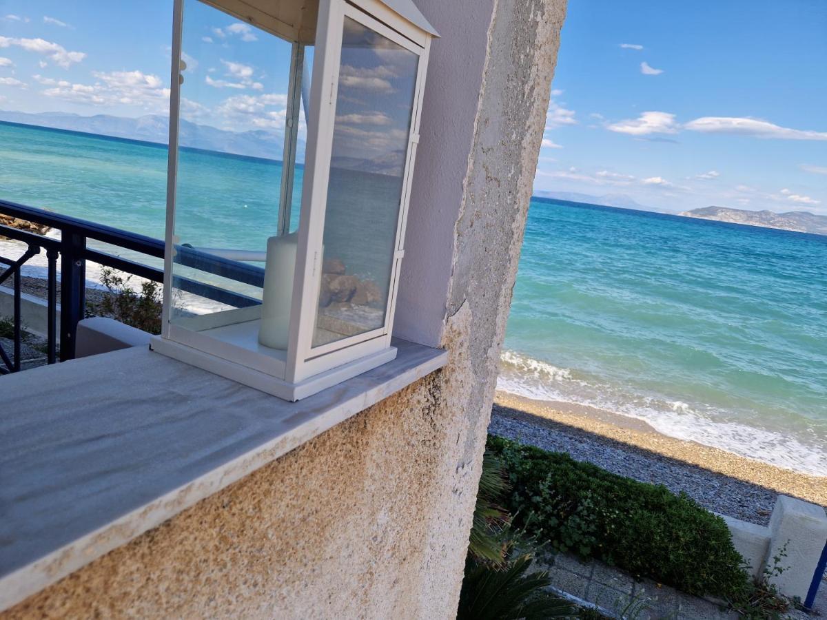Korinthian Sea View Lägenhet Nerántza Exteriör bild